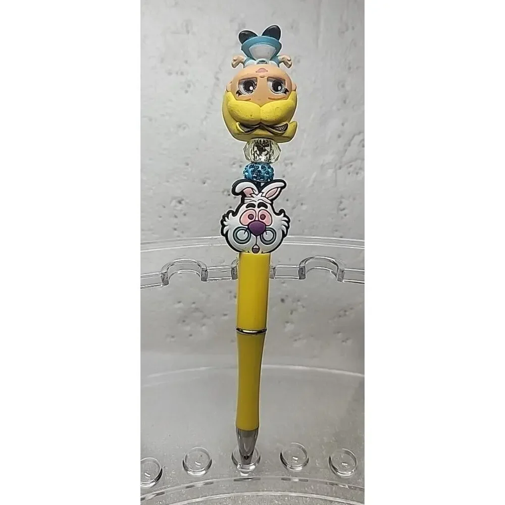 Disney Doorables Beaded Pen Alice and the White Rabbit from Alice in Wonderland